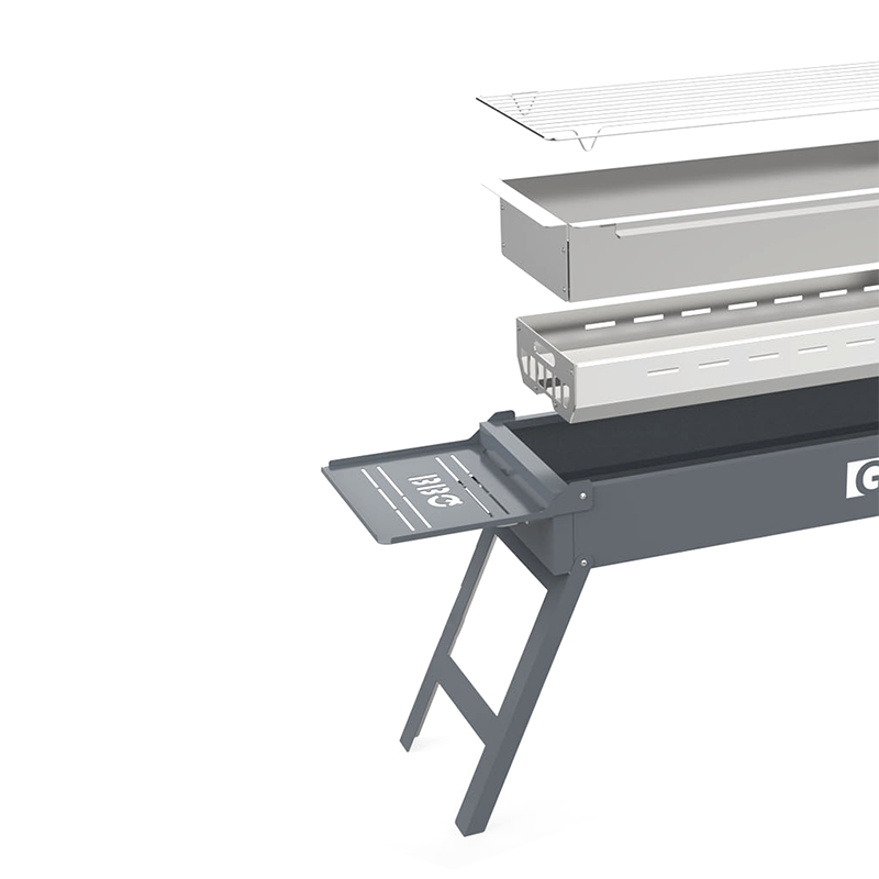 Nullam foldable rectangulum Barbecue Grill