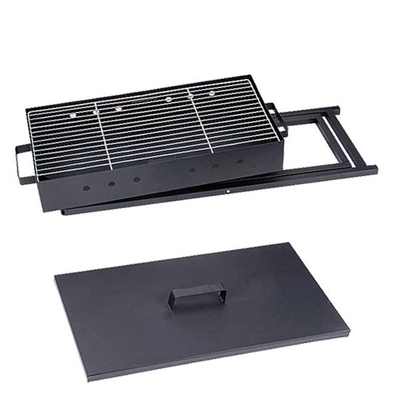 Stainless ferro foldable portable X informibus barbecue Grill