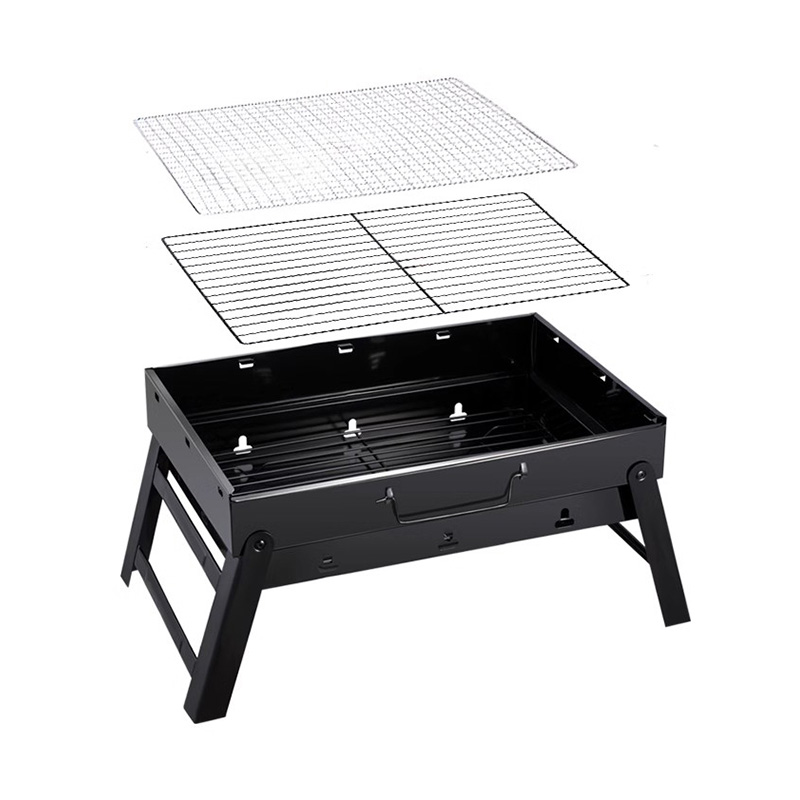 Stainless ferro foldable portable X informibus barbecue Grill