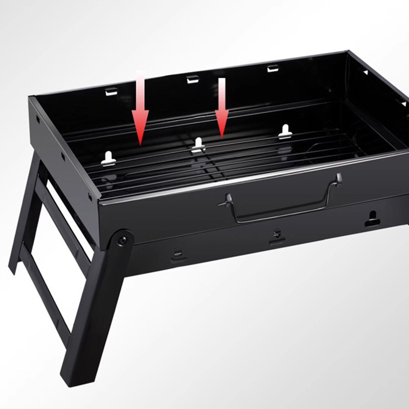 Stainless ferro foldable portable X informibus barbecue Grill