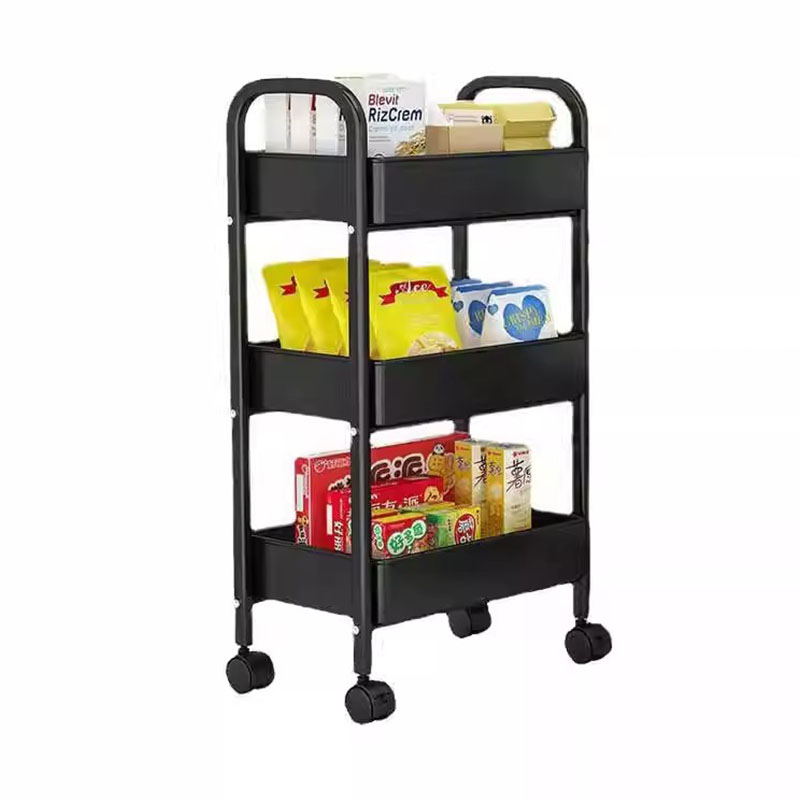 Floor multi-ORDO duplici manubrio mobile trolley PLUTEUM